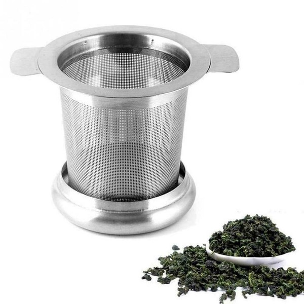 Steel Mesh Tea Infuser Metal Cup Strainer Loose Leaf with Lid Filter SALE V7N0 Photo Related