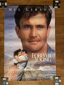 Forever Young Movie Poster -- Mel Gibson. 40 x 27. Rolled - Picture 1 of 1