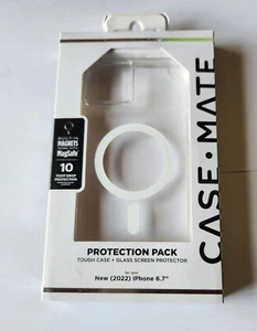 NEW Case-Mate Protection Pack CLEAR Case+Screen Protector MAGSAFE iPhone 14 PLUS - Picture 1 of 4