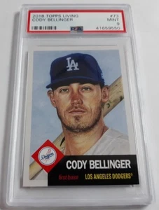 2018 Topps Living #73 Cody Bellinger Card Graded PSA 9 Mint Sold Out - Picture 1 of 2