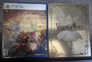 Visions Of Mana + Steelbook Gold Ps5 Videospiel Hülle Set Action Pack Anime - Bild 1 von 2