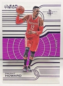 Dwight Howard 2015-16 Panini Clear Vision #53 PURPLE Parallel #'d 4/25 - ROCKETS