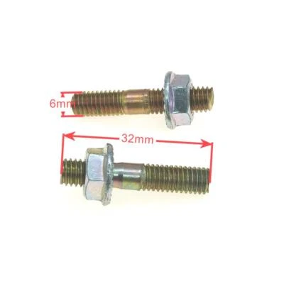 Peugeot Vivacity 3 50cc Sym Fiddle 2 Symply 2 125 Exhaust Studs and Nuts M6 32mm - Image 1 of 3