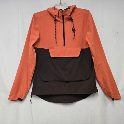 Fox Racing Mens Ranger MTB Cycling Wind Jacket Pullover Orange Medium SAMPLE - Image 1 of 4
