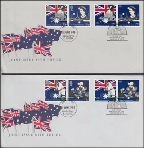 AUSTRALIA 1988 EMISIÓN CONJUNTA CON UK PMK AUSTRALIA Y GB (ID:114/D16407) - Imagen 1 de 1