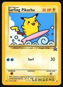Surfing Pikachu - 38 - WOTC Black Star Promo - Pokemon Card - Picture 1 of 2