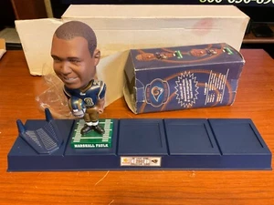 Marshall Faulk #28 Bobble Head St. Louis Rams 7" 2002 Hardee's With display - Picture 1 of 3
