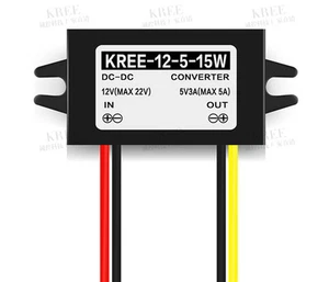 DC-DC12V to 5V 3A 15W Buck Converter Step Down Module Car LED Power Supply - Picture 1 of 2