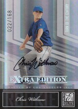 2007 Elite Extra Edition Signature Turn of the Century #96 Chris Withrow /168