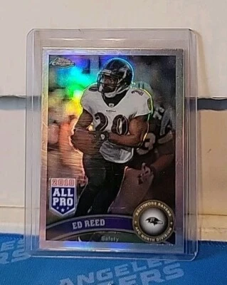 2011 Topps Chrome Ed Reed REFRACTOR - Image 1 of 2