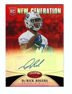 2013 Panini Certified Da’Rick Rogers AUTO RC #/999 Buffalo Bills Tennessee - Picture 1 of 3