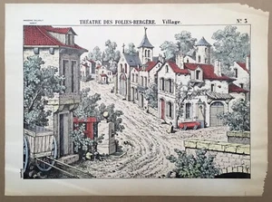 Imagery Dehalt Nancy Paper Model Theatre of the Folies Bergère Village No.3 - Picture 1 of 6