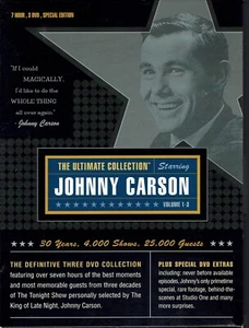 Johnny Carson Tonight Show Ultimate Collection X3 DVD Set Special Ed. Last Shows - Picture 1 of 2