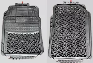 BFGoodrich FL5810-4 Toyota Trucks & SUVs Front Mat Set Trim-to-Fit 2-Piece Black - Picture 1 of 4