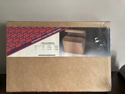 Vtg Smead Kraft Expanding File with Flap 31 Pockets 70169 Legal Size NEW - Image 1 of 4