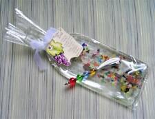 Handmade Melted Clear Wine Bottle,Serving Tray,Appetizers Crackers+Cheese Knife