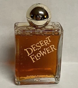 Vintage Shulton Desert Flower Perfumed Scented Bubble Bath 1 Oz - Picture 1 of 3