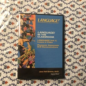 Language In The Classroom Unit 5 Lesson 8 Video Phonemic Awareness Drill DVD NEW - Picture 1 of 2
