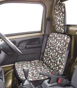 Seat Cover Camouflage Waterproof for Kei Light Truck Set of 2 Acty Hijet Sambar 