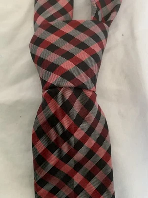 Corbata de cuello a cuadros multicolor de J. Ferrar 57" de largo vacaciones negocios Foto 1 de 4