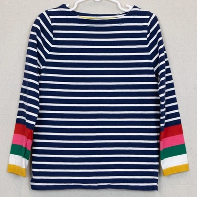 Boden Ella Breton blue and white long sleeve top-6/7 yrs - Image 1 of 3
