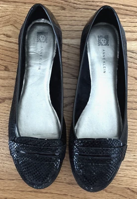 ZAPATOS ANNE KLEIN ESTAMPADO SERPIENTE Y CHAROL TALLA 10M CARYN 45 Foto 1 de 4