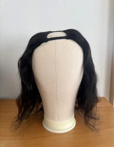 Black U-part Human Hair Wig Glamorous New 1 - Picture 1 of 5