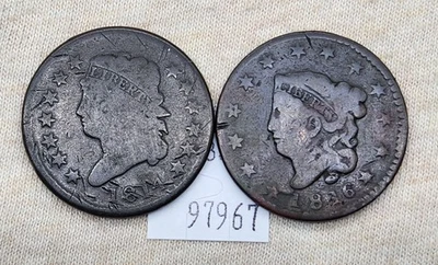 WPCoins ~ 1814, 1816 (2) Large Cents - Image 1 of 4