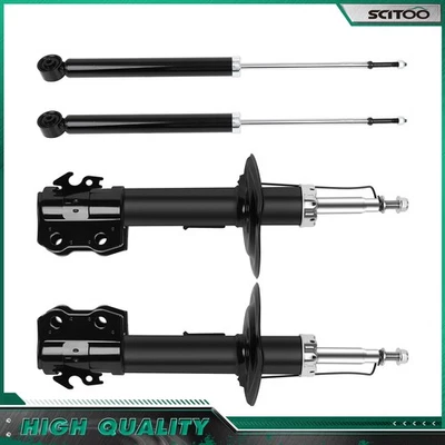 Juego completo de amortiguadores delanteros traseros puntales para Toyota Prius C 2006-2015 Yaris 2012-2018 Foto 1 de 4