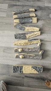 Ceramic Logs For Electric Fire - Picture 1 of 2