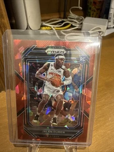 2022-23 Panini Prizm #239 Jalen Duren Prizms Red Ice - Picture 1 of 6