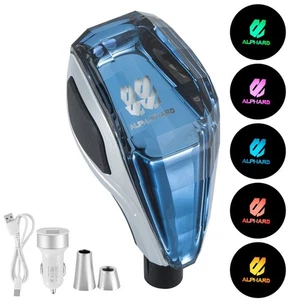 Car Crystal Gear Shift Knob Head with LED 7color Light for Alphard - Bild 1 von 8