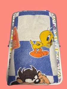 Vtg Handmade Looney Toon Fleece Blanket / Throw - Picture 1 of 5