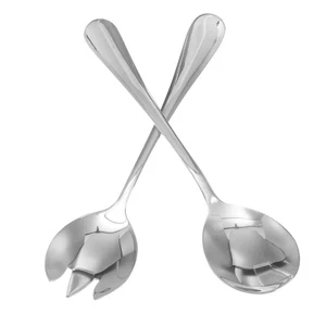 Juego de 2 piezas de cuchara y tenedor de acero inoxidable para uso doméstico - Imagen 1 de 12