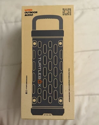 Brand New TurtleBox Ranger Loud Outdoor Portable Bluetooth Gray Speaker - Image 1 of 4