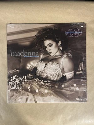 Sealed Madonna Like a Virgin LP 25157 Hype Sticker Material Girl Promo Punch - Image 1 of 4