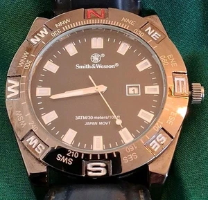 SMITH & WESSON WATCH - RUNS GREAT! -  New Battery - Picture 1 of 12