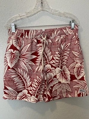 Reyn Spooner Collection For Janie & Jack Red Swim Trunks Size M Family Matching - Image 1 of 4