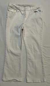 Frame Denim White Jeans Le Crop Mini Boot Ankle Womens 31 - Picture 1 of 6