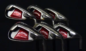 CALLAWAY BIG BERTHA IRONS SET 5-9, PW IRONS STIFF FLEX, RH, SHAFT 38" (5I) - Picture 1 of 13