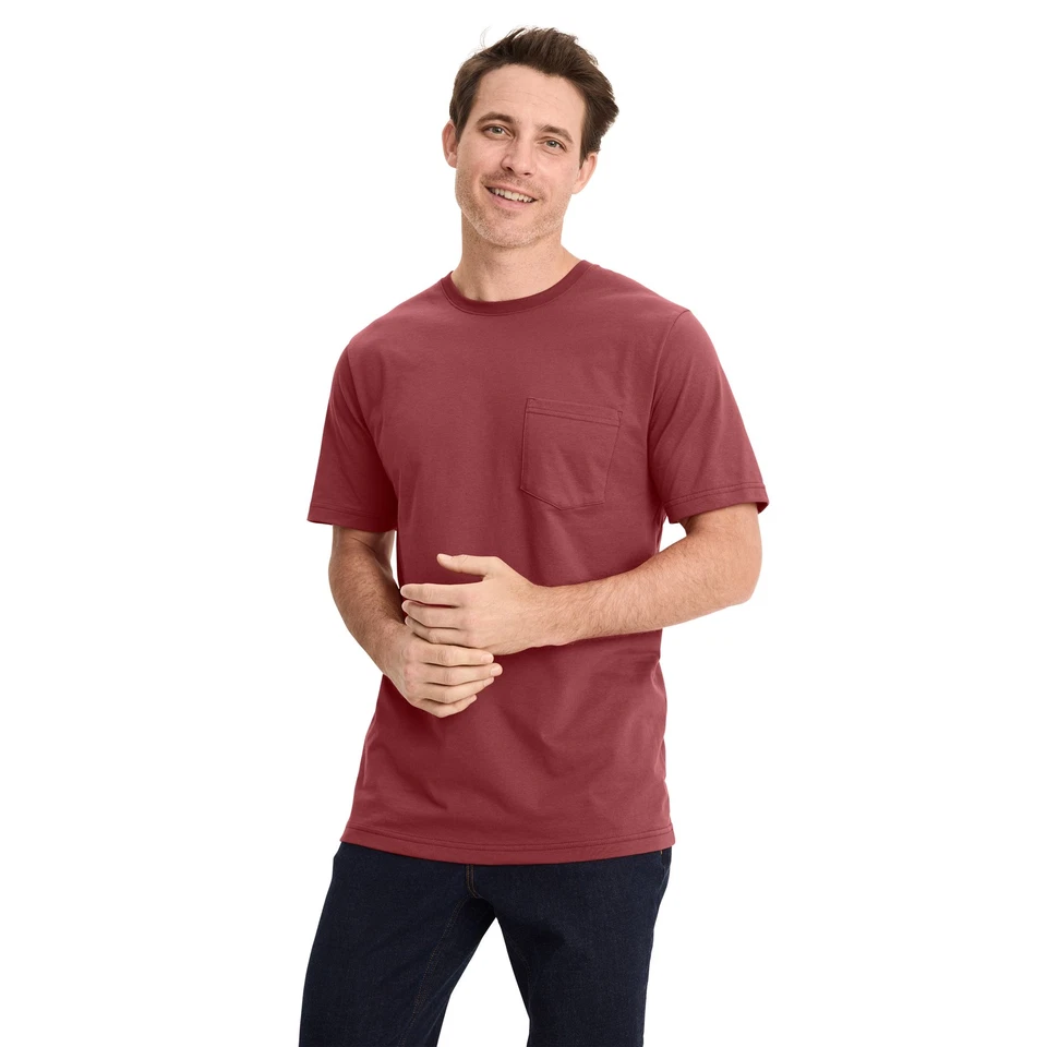 Camiseta de bolsillo de manga corta Jockey Made in America Heritage para hombre Foto 1 de 1