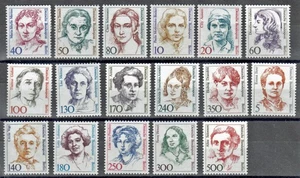 Berlin Freimarkenausgabe Berliner Frauen, kpl. 17 Werte kpl. postfrisch - Bild 1 von 1