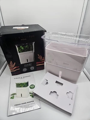 Cole & Mason Tealby Cut Herb Keeper Fridge Box *4 AVAIL New & Not - Read* - Image 1 of 4