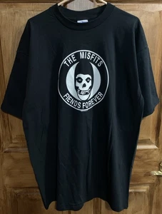 T-shirt vintage anni 90 MISFITS Fiends Forever taglia XL Punk Band maglietta NOS 1997 Souls Ablaze - Foto 1 di 9