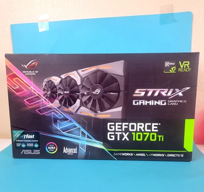 Nvidia Geforce GTX 1070ti Strix Gaming Graphic Card EMPTY BOX ONLY - Image 1 of 4