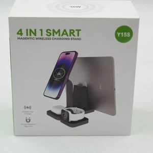 4 IN 1 SMART MAGNETIC WIRELESS CHARGING STAND | 30W-Y15S | SEALED! - Picture 1 of 6