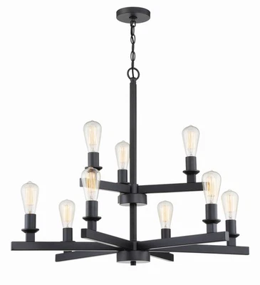 Craftmade Lighting - Nine Light Chandelier - Indoor Ceiling Lighting - Chicago - - Image 1 of 2