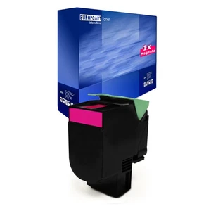 Europcart Toner Magenta per Lexmark CS317-dn CS-517-de CX-417-de 2.300 Pagine - Foto 1 di 3