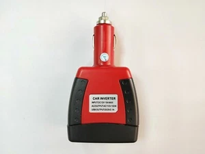 150W Car Power Inverter Laptop Phone Charger DC12V to AC110V Adapter + USB 5V RV - Picture 1 of 9