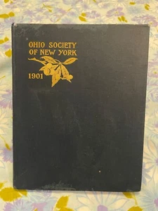 BOOK Constitution By Laws Offices Members of the OHIO Society of New York 1901 S - Picture 1 of 16